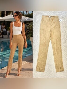 Good American Suede Pants